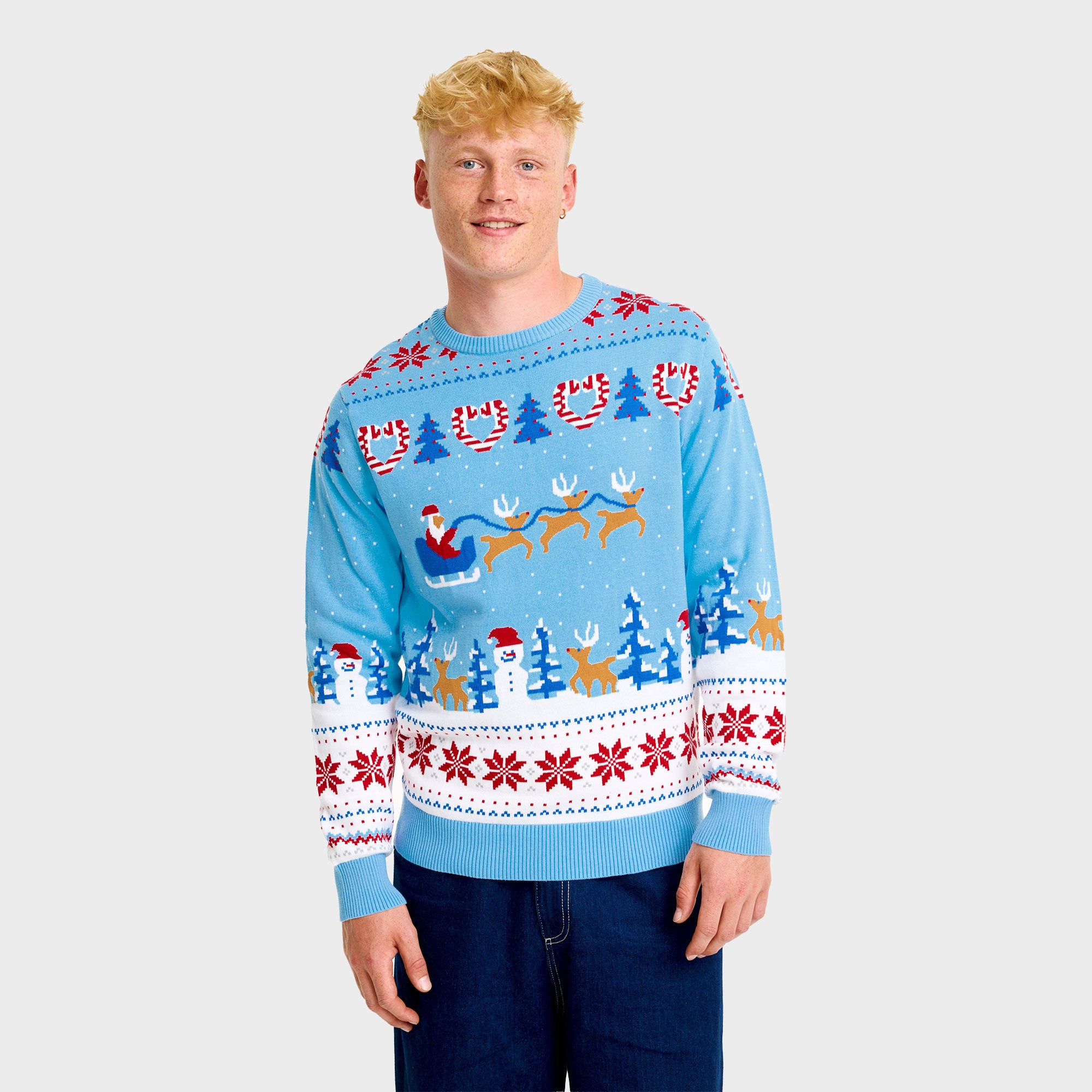 Christmas wonderland julesweater - Herre.
